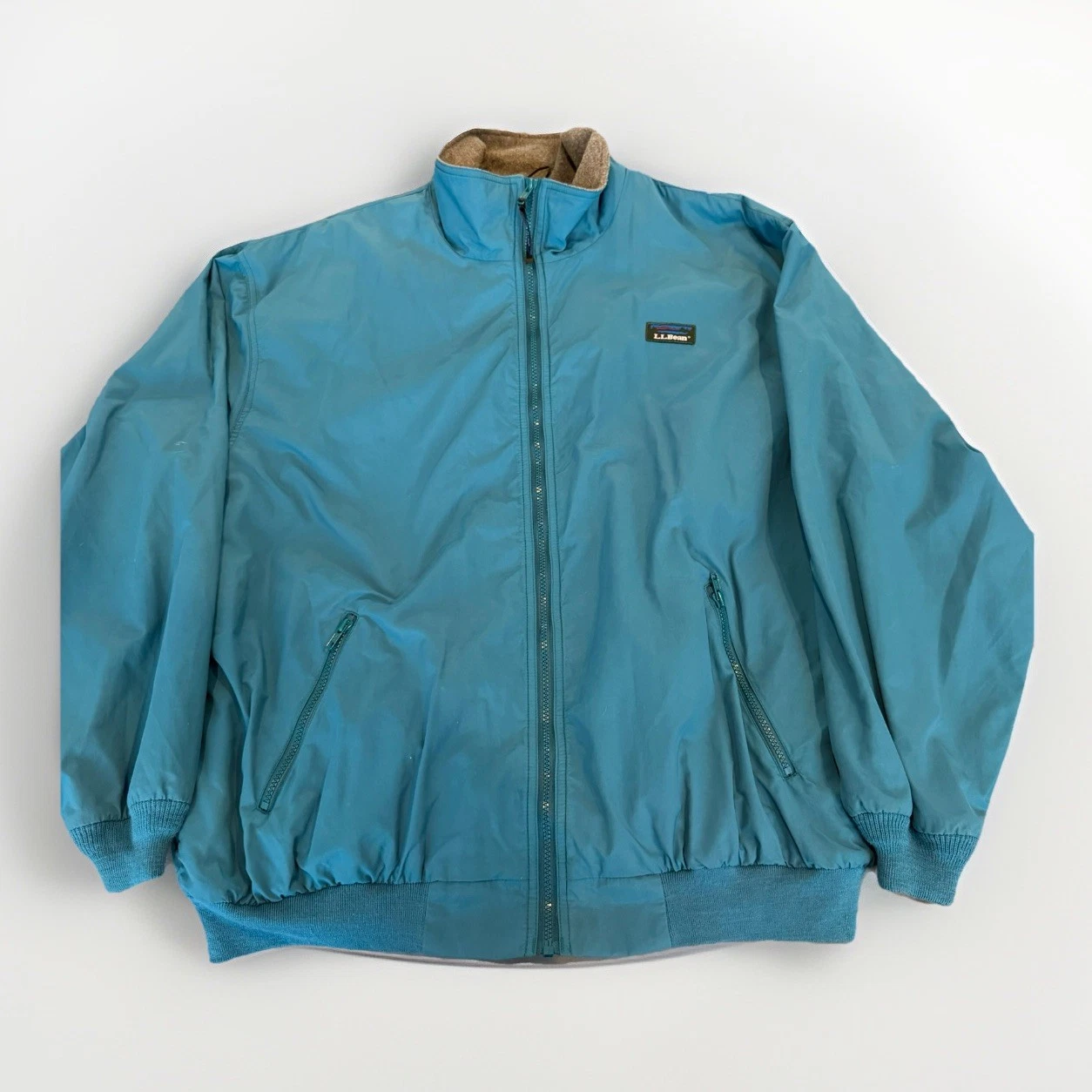 Vintage LL Bean Three Season Jacket Mens XXLT Fleece Lined 90s