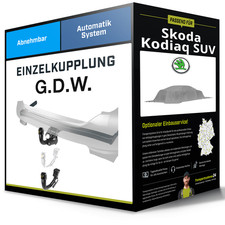 Abnehmbare Anhängerkupplung für SKODA Kodiaq SUV 01.2024-jetzt II Typ PS7 G.D.W.