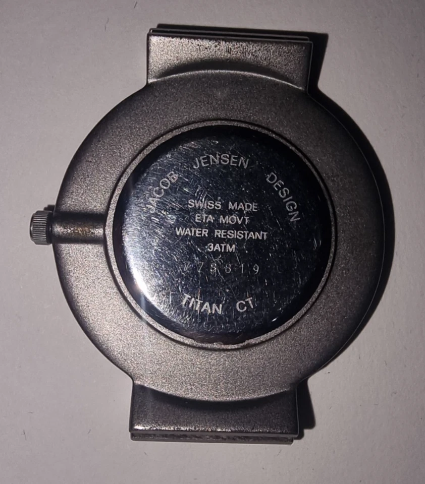 Reloj Hombre Jacob Jensen Titanio Cuarzo Negro 3ATM 778819 - SIN CORREA Foto 2 de 4