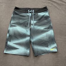Nike Board Shorts Mens 30 Swim Trunks Stripe Drawstring Pocket NESS7459