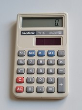 Taschenrechner Casio HS-8L Electronic Calculator solarbetrieben | True Vintage