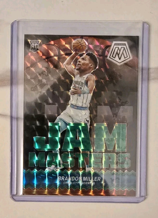 2023-24 Panini Mosaic Brandon Miller Jam Masters #1 Green Mosaic Prizm (RC)