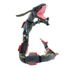 Anime Black Shiny Rayquaza 30" Plush Toy Dragon Stuffed Animal Soft Doll Gift/-