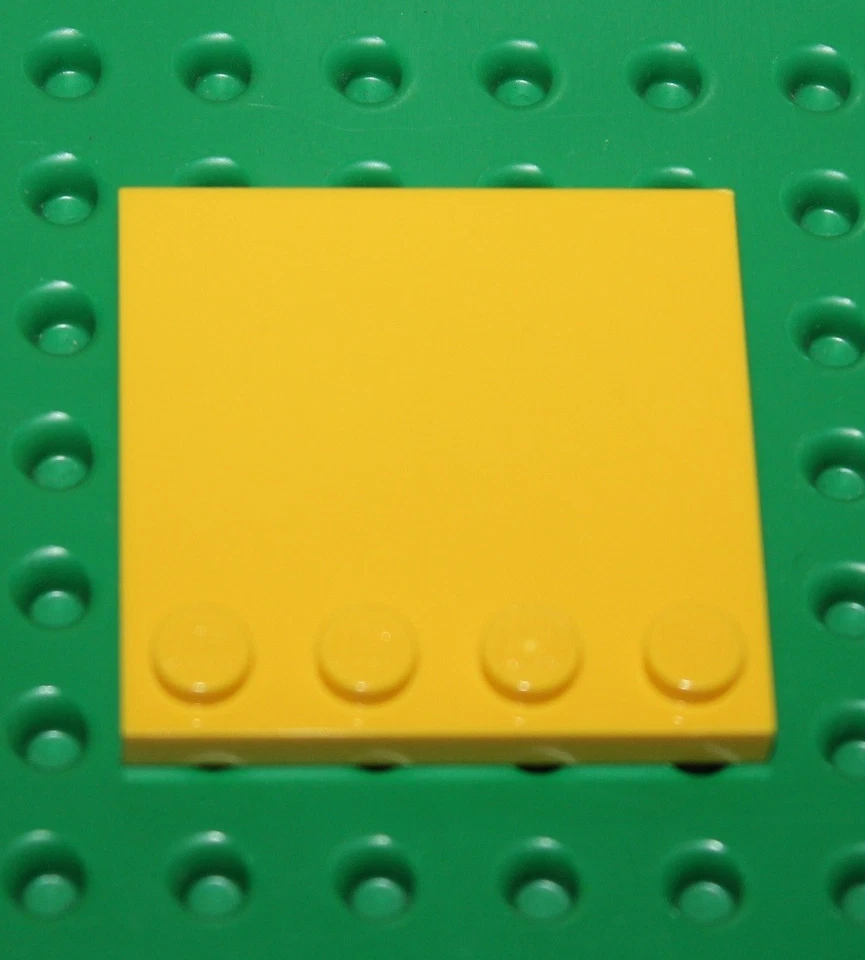 Lego Yellow Tile 4x4 ref 6179 sets 75214 7641 7685 5848 5840 8457 5870 5890 5895 - Photo 1/1