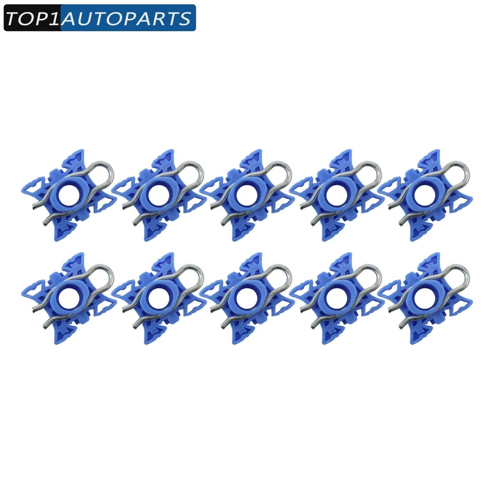 Clips de pivote deslizantes regulador de ventana para BMW 325is 328is 10 piezas 51321938884 Foto 2 de 4