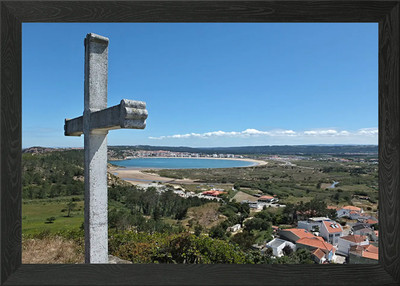 Panorama Sao Martinho Gerahmtes Wandbild Poster Leinwanddruck Bild