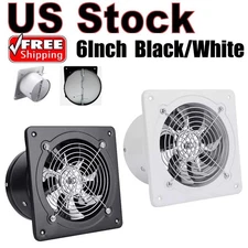 6" Exhaust Fan Ventilation Extractor Fan 110V Wall-Mounted Blower Duct Fan NEW
