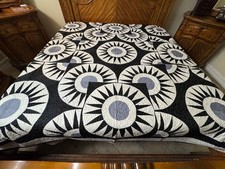 King size machine pieced and quilted Patchwork quilt