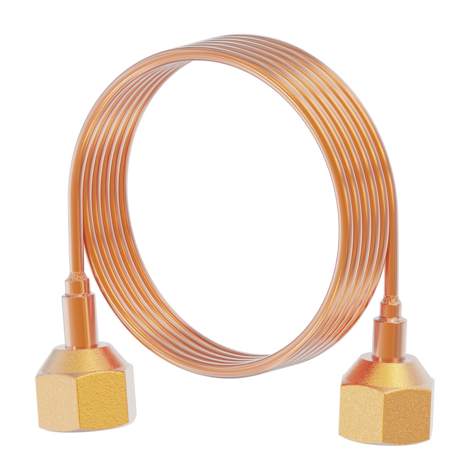 FOCMKEAS Pure Copper Tubing, 3mm OD x 2mm ID, 3.28 Ft, 1M O.D.,