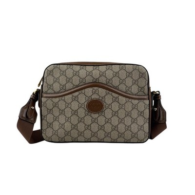 Gucci Tasche GG Supreme Small Messenger Brown