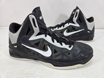 Nike Zoom Hyperchaos Mesh Shoes Men's Size 14 Black/White 535272-001
