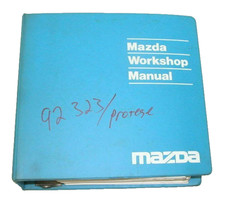 1992 Mazda 323 Protege Factory Original Service Workshop Repair Manual 1992 Mazda 323 Protege Factory Original Service Workshop Repair Manual