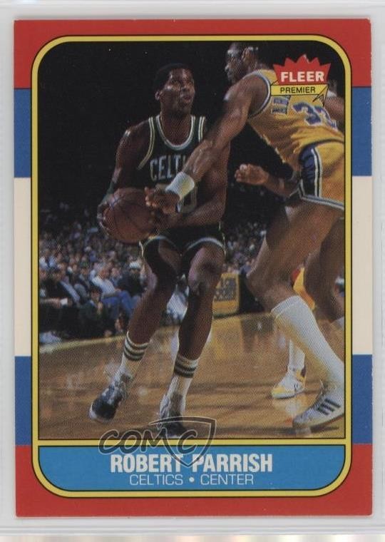 1986-87 Fleer Robert Parish #84 HOF