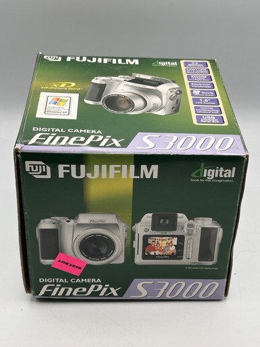 Fujifilm FinePix S Series S3000 3.2MP 6x Zoom Digital Camera Tested Working - Picture 16 of 23