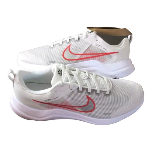 Nike Men's Downshifter 12 Running shoes Platinum Tint Crimson Black Size 10.5 NW - Picture 16 of 16