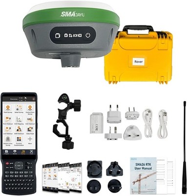 SMA26 Rover RTK GPS GNSS Receiver Land Survey Equipment PPP with Data Collector
