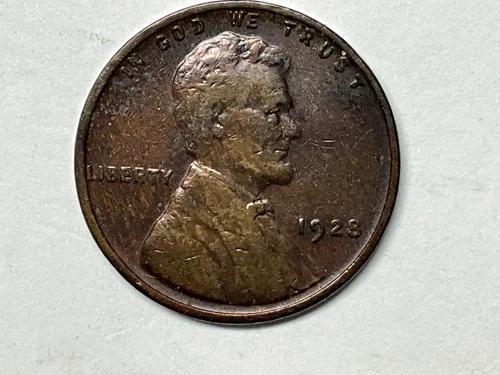 1928 P Lincoln Wheat Cent Good Details #1
