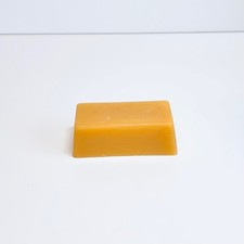 BEESWAX  PARAFFIN WAX 4 oz bar  85/15 yellow blend perfect to finish leather