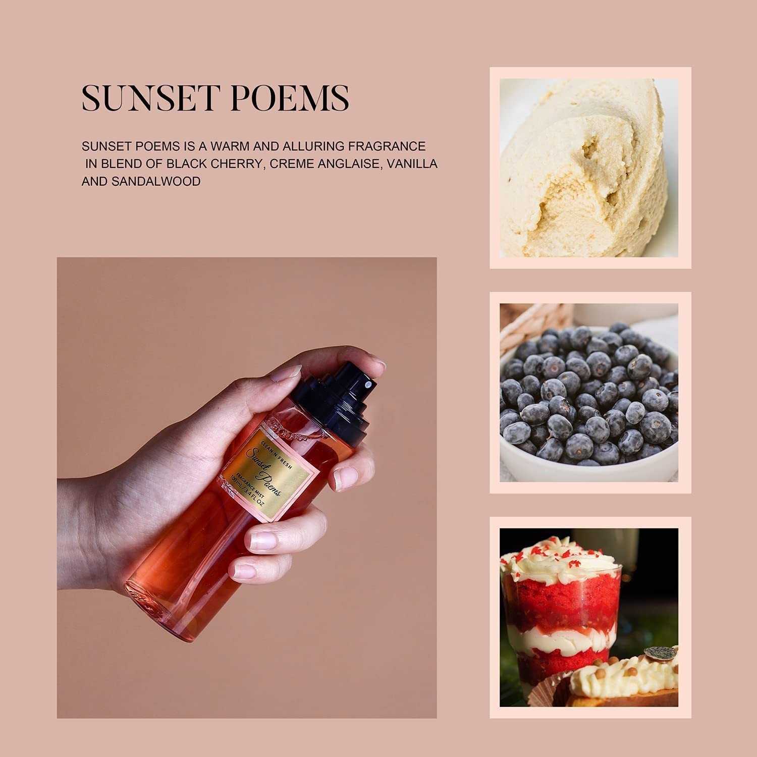 Body Spray, Mist for Women, Fragrance Sets, Pack of 3, Each 3.4 Fl Oz, Total ...