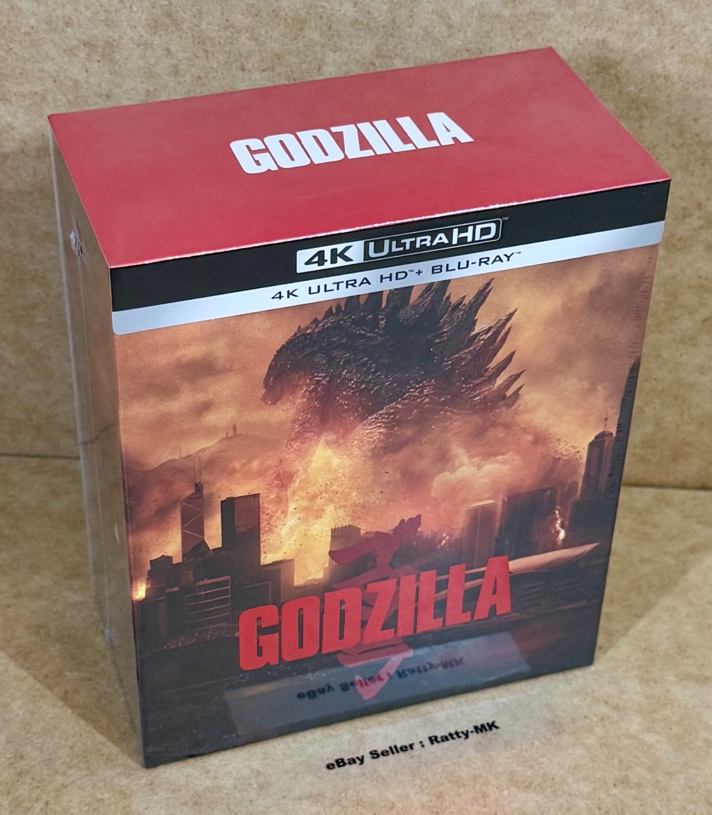 GODZILLA (2014) - MANTA LAB ONE CLICK 4K + BLU RAY STEELBOOKS - NEW & SEALED