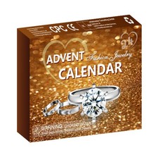 Weihnachtsschmuck Zubehör Set Blind Box Halskette Ohrringe Weihnachten 24 Pc