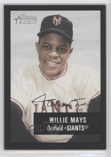 2003 Bowman Heritage Black Facsimile Signature Willie Mays (Base) #171 HOF 0m0