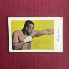 Sonny Liston 1964 Dutch Gum Card #69 Vintage Boxing Trading Card