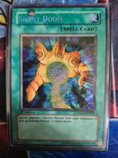 YUGIOH SILENT DOOM SECRET RARE EXCELLENT 1ST EDITION GLAS-EN094