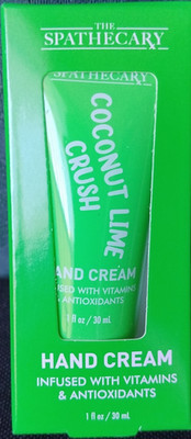 The Spathecary Coconut Lime Hand Cream 1oz Paraben-Free Cruelty-Free Vitamins
