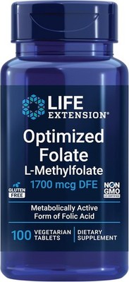 Life Extension Optimized Folate   L-Methylfolate   Heart & Brain Support, He