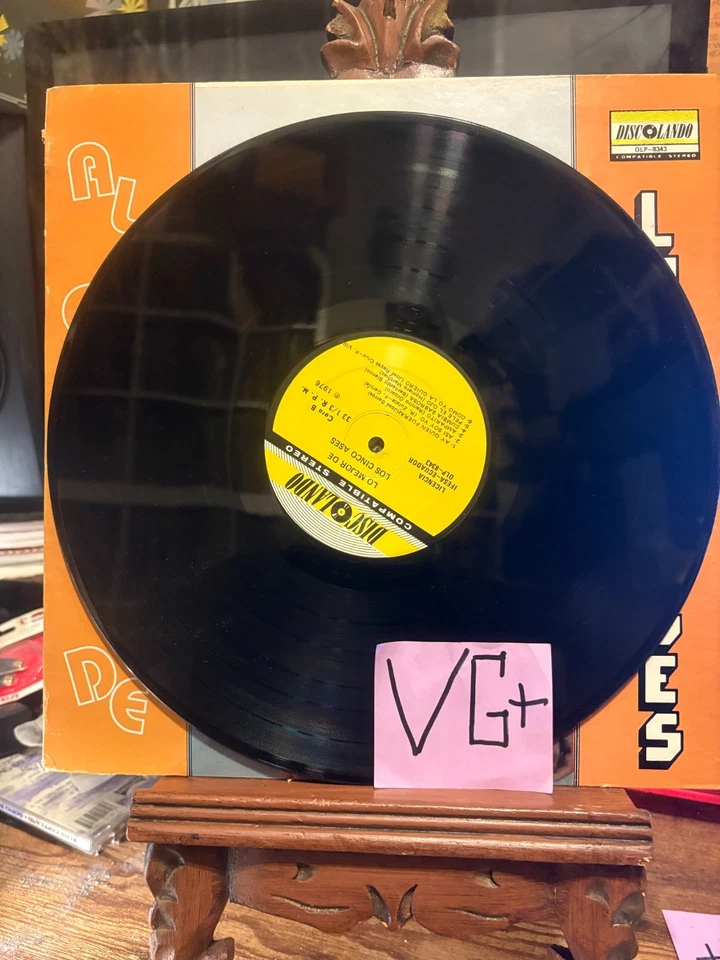 Los 5 Ases – Al Compas De Los 5 Ases 33 RPM Cumbia Porro Rare Cheesecake Latin Foto 2 de 4