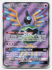 Sigilyph GX 202/214 Ultra Rare Lost Thunder Pokemon Holo NM
