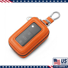 Premium Car Key Fob Case Leather Holder Protector Keychain Smart Keys Color Yb Premium Car Key Fob Case Leather Holder Protector Keychain Smart Keys Color Yb