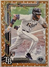 2025 Topps Holiday Gold Holiday Lights Chandler Simpson RC TB Rays