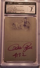 PETE ROSE 2011 LEAF LEGACY #A-4 ON-CARD AUTOGRAPH AUTO