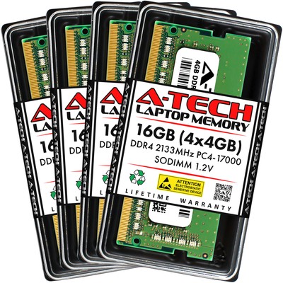 16GB 4x 4GB DDR4-2133 ASUS ROG G752 G752VL G752VS G752VY G752VY-DH78K Memory RAM