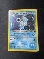 Pokemon Dark Blastoise TCG Team Rocket 3/82 Holo Unlimited Rare Card LP