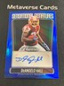 2025 Panini Prizm Black Sensational Blue #SS-DHL DeAngelo Hall Auto 42/49