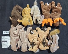 Lot of 10 NEW Beanie Babies, Original Tags, Retired-List of BB in Images
