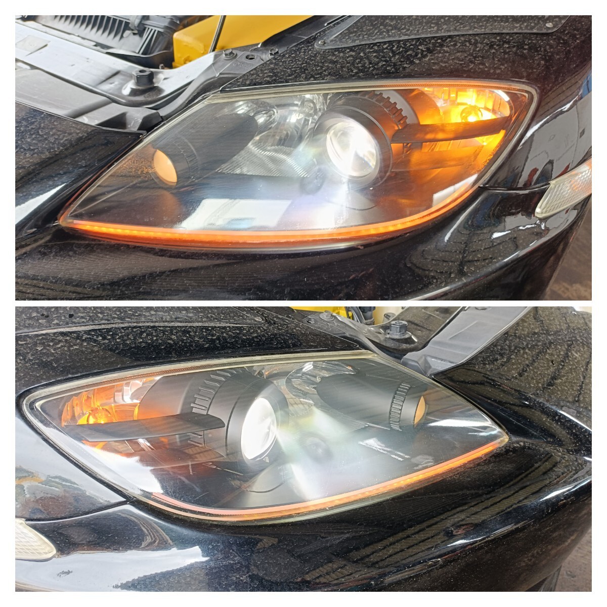 Mazda RX8 RX-8 SE3P sequential blinker Customized HID Headlights