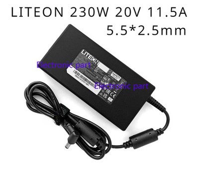 LITEON 230W 20V 11.5A AC Adapter for MSI Creator 17 PA-1231-26 5.5*2.5mm