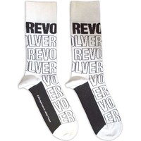 The Beatles Socken Revolver Text Outlines Repeat (Uk GrößE 7-11) Offiziell
