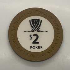 Wynn $2 Casino Chip Las Vegas Nevada Poker House Mold