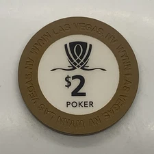 Wynn $2 Casino Chip Las Vegas Nevada Poker House Mold