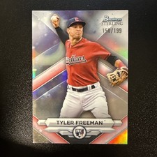 2023 Bowman Sterling Tyler Freeman Refractor Rookie Card RC 150/199#BSR-40 Guard. rookie card picture