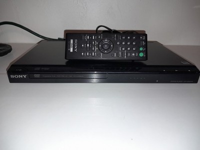 Sony DVP-SR200P Progressive Scan DVD CD Player Ultra Slim w/ Remote - Tested