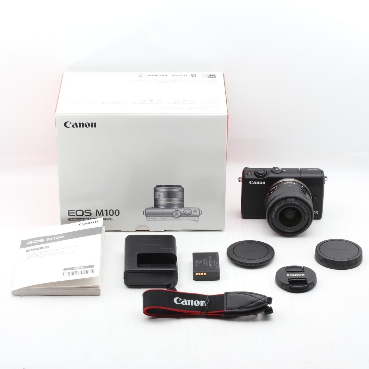 【新品級】 CANON EOS M100 EF-M 15-45mm IS STM Amazon.com : Canon EOS M100 Mirrorless Camera w/ 15-45mm Lens - Wi