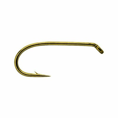 TIEMCO FLY HOOKS 3769 Nymphs & Wet Flies, Sproat bend, Down eye, 2X Heavy, Bronze