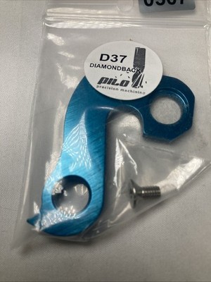 Blue D37 Pilo Derailleur hanger for Diamondback Lux Override Response Topanga