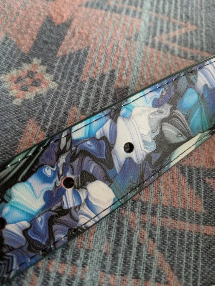 Cinturón Conlan de gamuza Robert Graham para hombre talla 32 verde azulado Foto 4 de 4